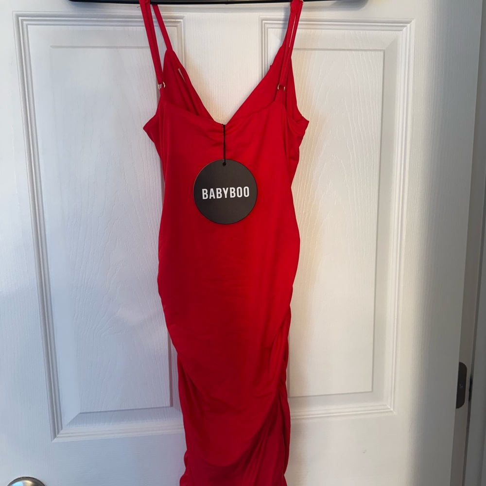 Babyboo Red Bodycon Dress